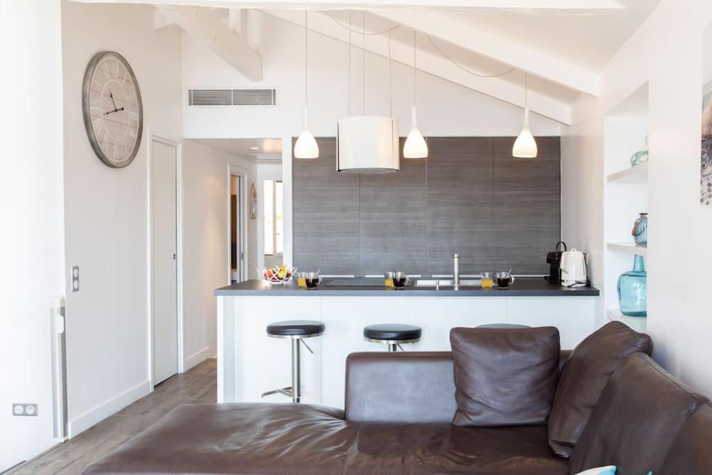 #40 Bright Sea View Suite For 6 2Mins Walk Port & Sea Вільфранш-сюр-Мер Екстер'єр фото