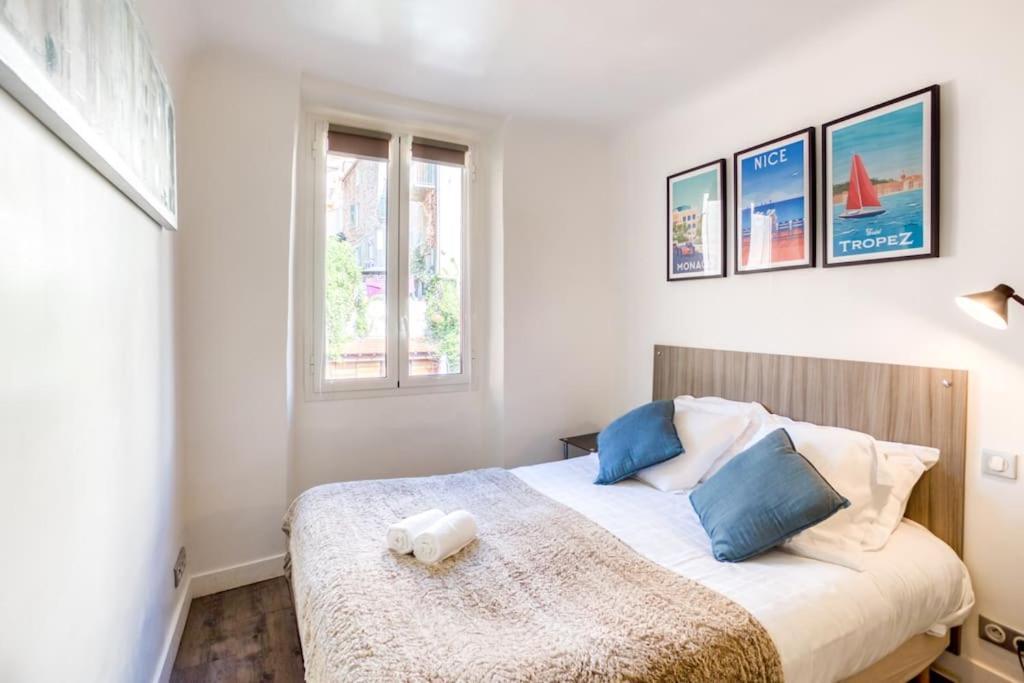 #40 Bright Sea View Suite For 6 2Mins Walk Port & Sea Вільфранш-сюр-Мер Екстер'єр фото
