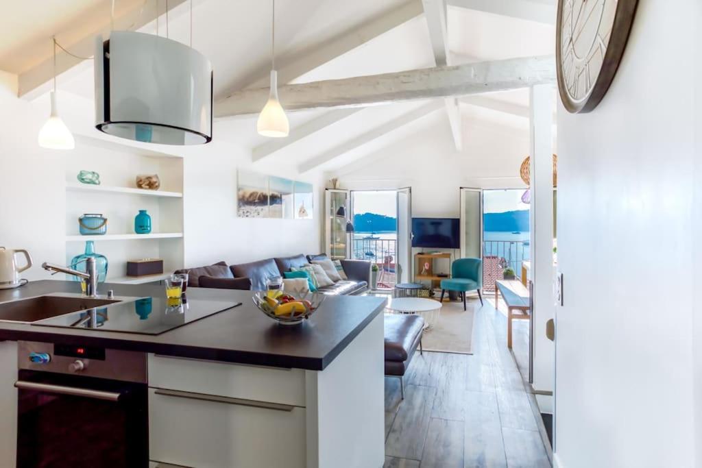 #40 Bright Sea View Suite For 6 2Mins Walk Port & Sea Вільфранш-сюр-Мер Екстер'єр фото