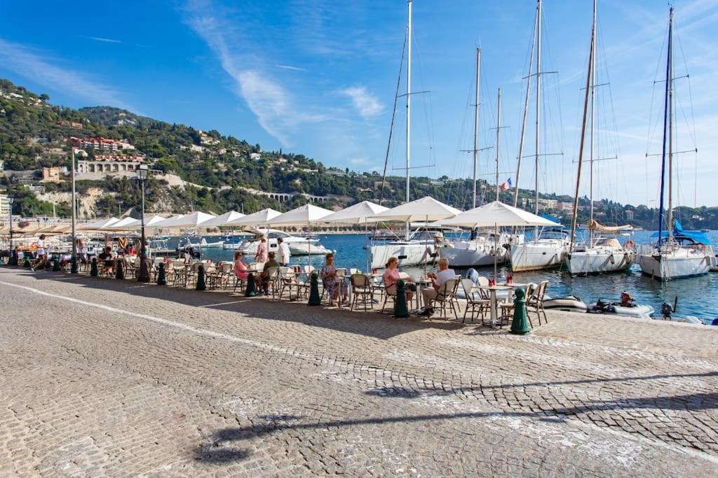 #40 Bright Sea View Suite For 6 2Mins Walk Port & Sea Вільфранш-сюр-Мер Екстер'єр фото