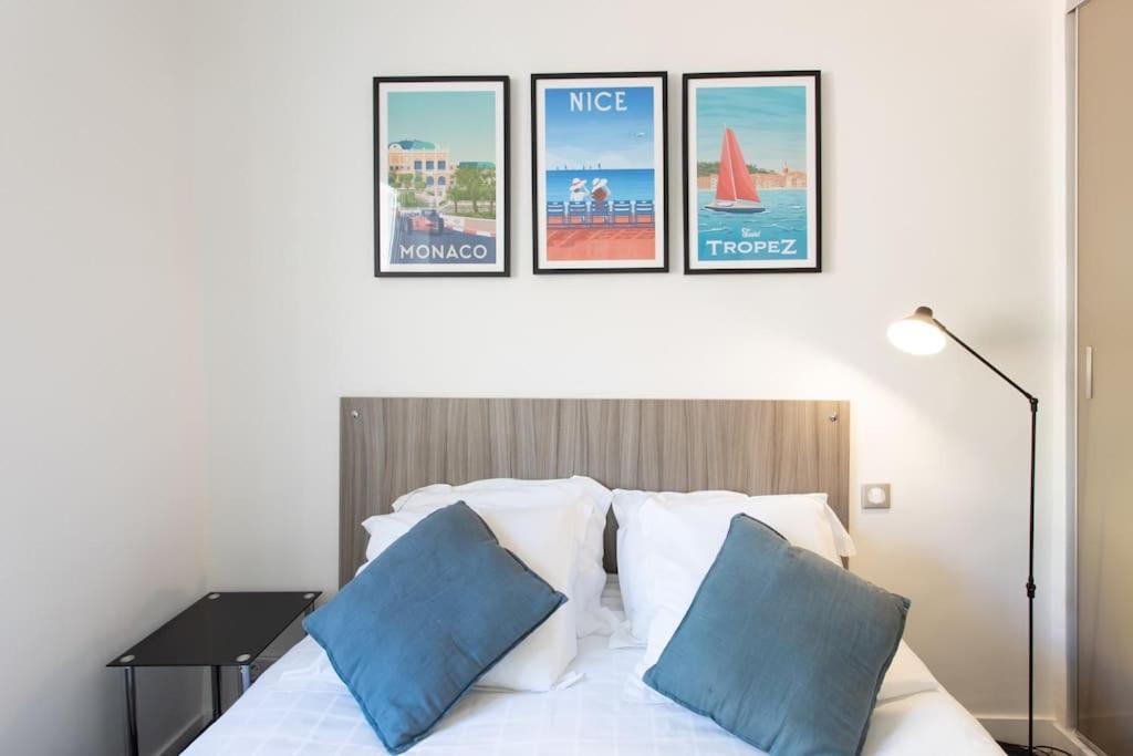 #40 Bright Sea View Suite For 6 2Mins Walk Port & Sea Вільфранш-сюр-Мер Екстер'єр фото