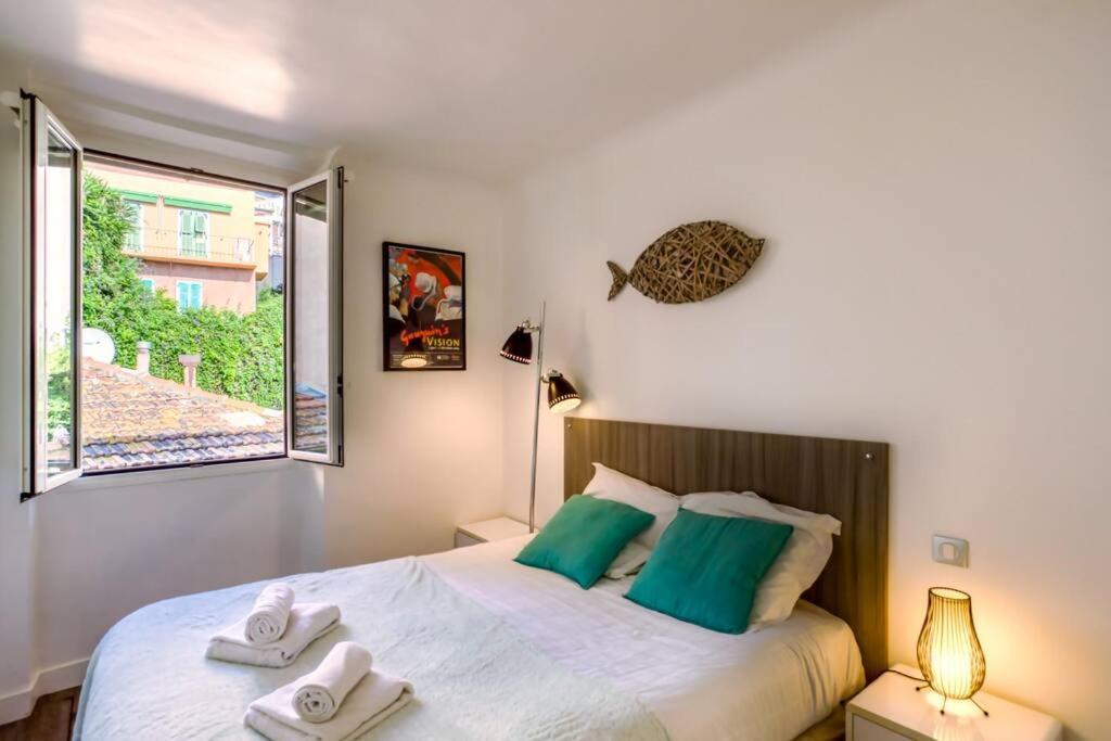 #40 Bright Sea View Suite For 6 2Mins Walk Port & Sea Вільфранш-сюр-Мер Екстер'єр фото