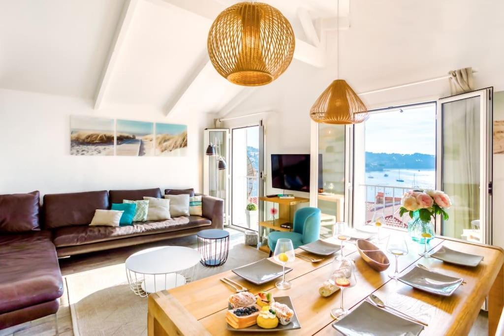 #40 Bright Sea View Suite For 6 2Mins Walk Port & Sea Вільфранш-сюр-Мер Екстер'єр фото