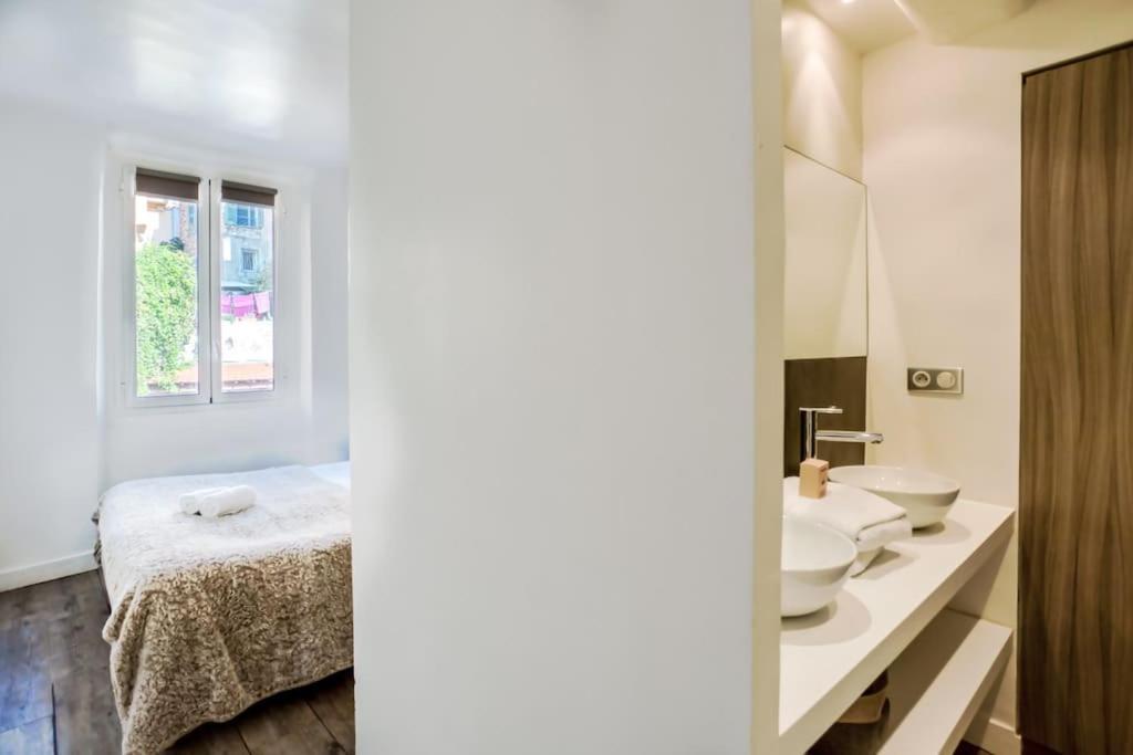 #40 Bright Sea View Suite For 6 2Mins Walk Port & Sea Вільфранш-сюр-Мер Екстер'єр фото
